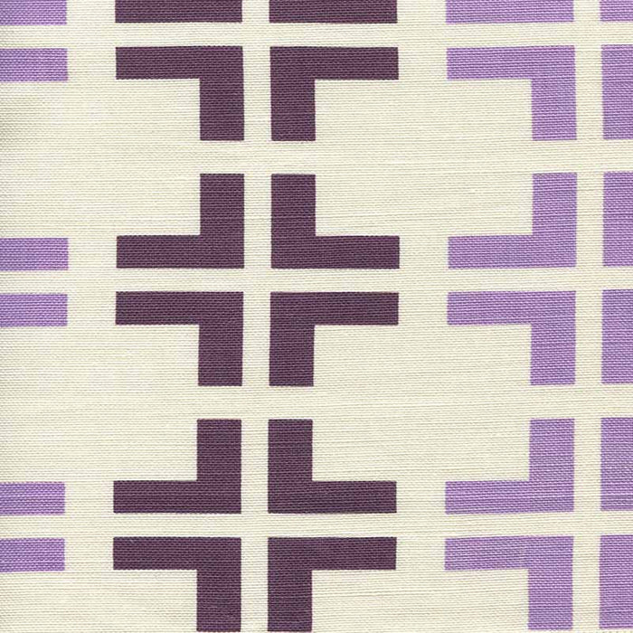 China Seas Frowick Large Scale Purple Lilac Fabric Sample 8120-04