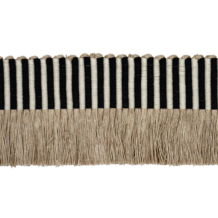 Schumacher Graphic Fringe Black Trim 81212