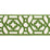 Schumacher Zanzibar Trellis Tape Jade Trim 81281