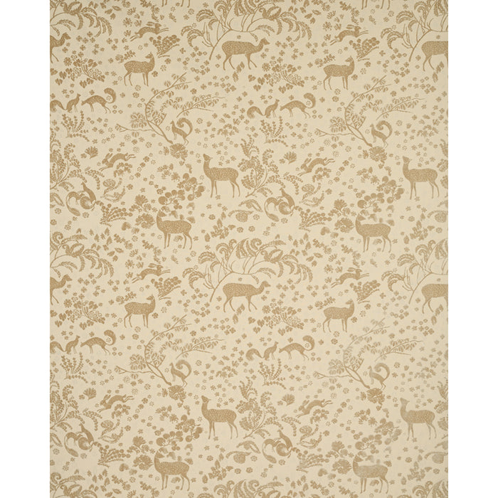 Schumacher Arbor Forest Champagne Fabric 81311