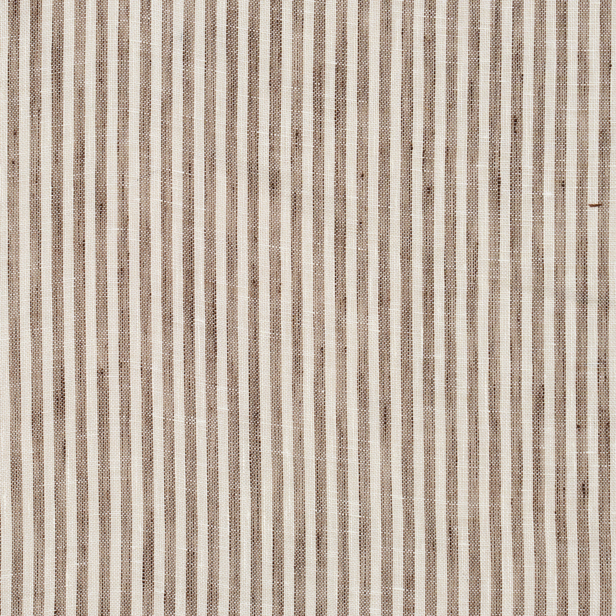 Schumacher Tori Stripe Sheer Brown Fabric 81321