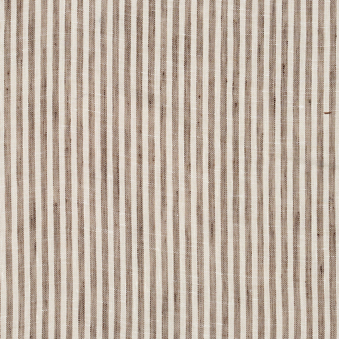 Schumacher Tori Stripe Sheer Brown Fabric Sample 81321