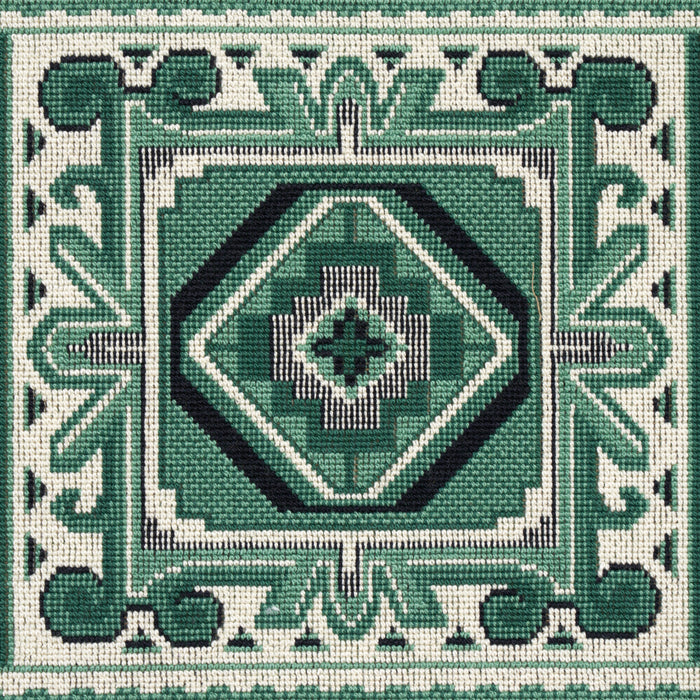 Schumacher Crowley Epingle Green Fabric 81331