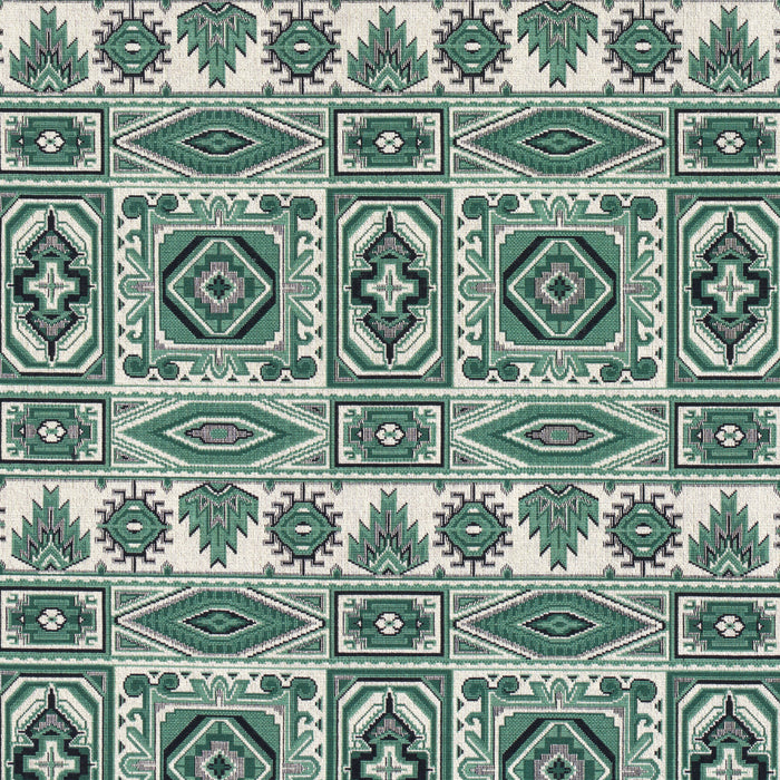 Schumacher Crowley Epingle Green Fabric 81331