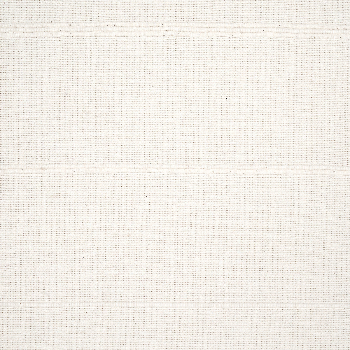 Schumacher Cambaya Handwoven Stripe White Fabric 81392