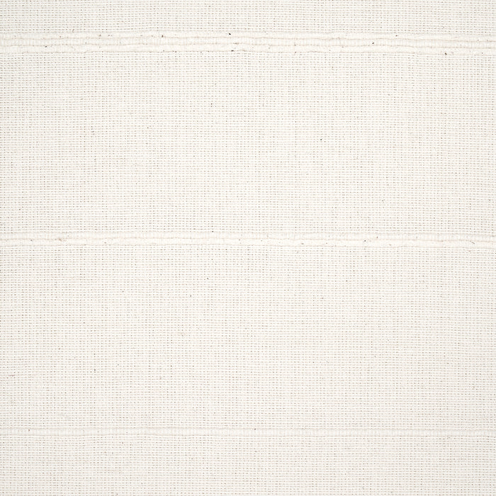 Schumacher Cambaya Handwoven Stripe White Fabric 81392