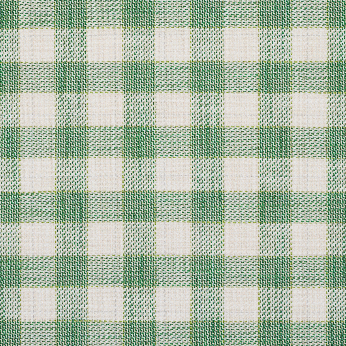 Schumacher Martina Plaid Indoor/Outdoor Green Fabric 81411