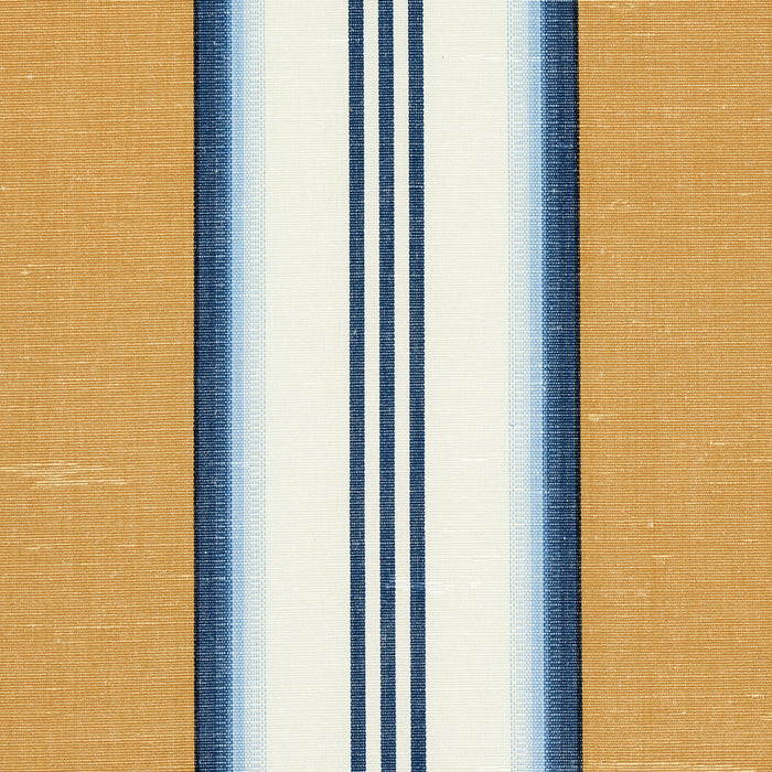 Schumacher Randolph Stripe Moire Goldsmith Fabric Sample 81420