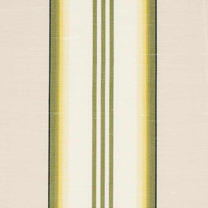 Schumacher Randolph Stripe Moire Magnolia Fabric Sample 81421