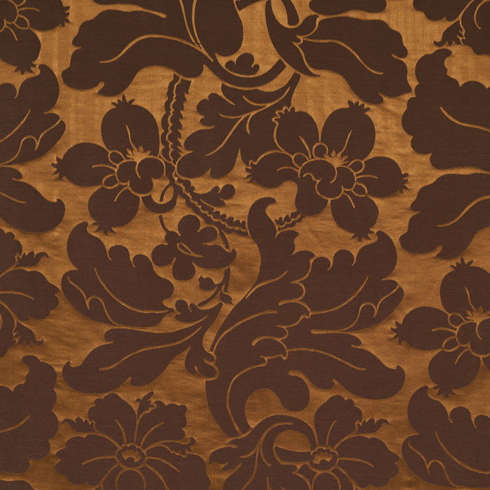 Schumacher Dandridge Damask Apollo Bronze Fabric 81461