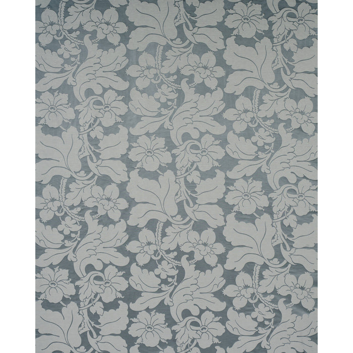 Schumacher Dandridge Damask Palace Slate Fabric 81462