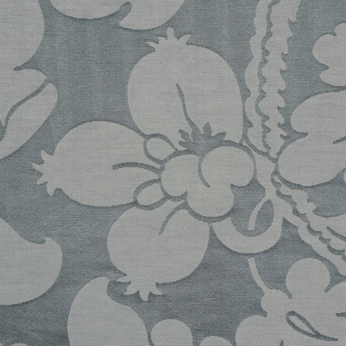 Schumacher Dandridge Damask Palace Slate Fabric 81462