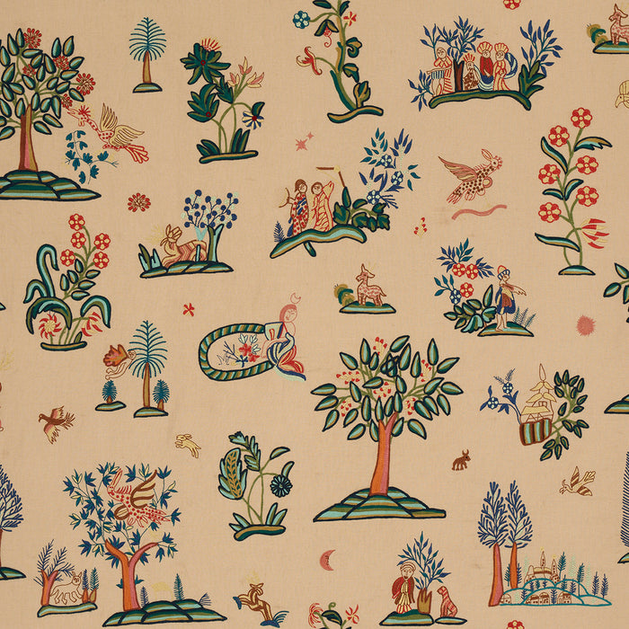 Schumacher Garden Fantasie Document Fabric 81480