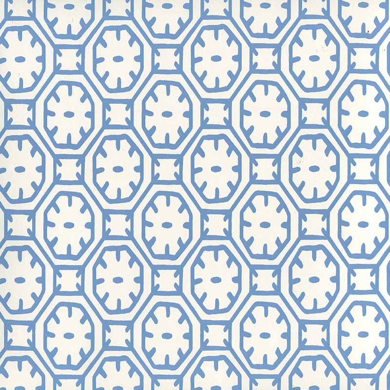 China Seas Ceylon Batik Medium Blue Wallpaper 8150WP-04