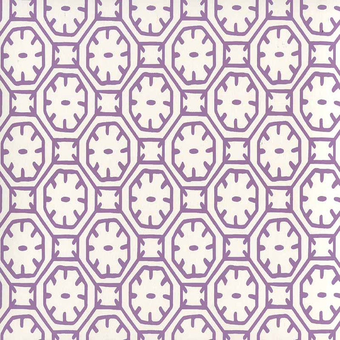 China Seas Ceylon Batik Purple Wallpaper Sample 8150WP-08