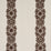 Schumacher Joelle Stripe Chocolate Fabric 81540