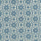 China Seas Ceylon Batik Reverse Medium Blue Fabric Sample 8155-04