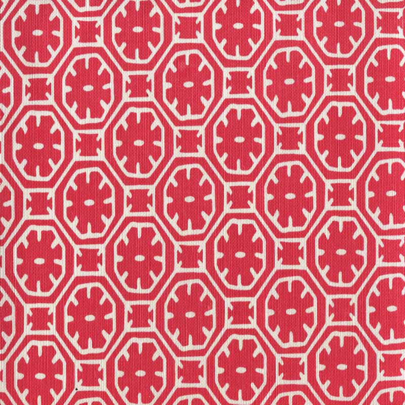 China Seas Ceylon Batik Reverse Red Fabric 8155-09