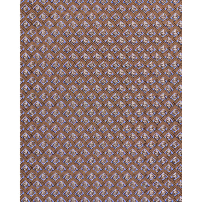 Schumacher Blair Silk Epingle Charlton Brown Fabric Sample 81601