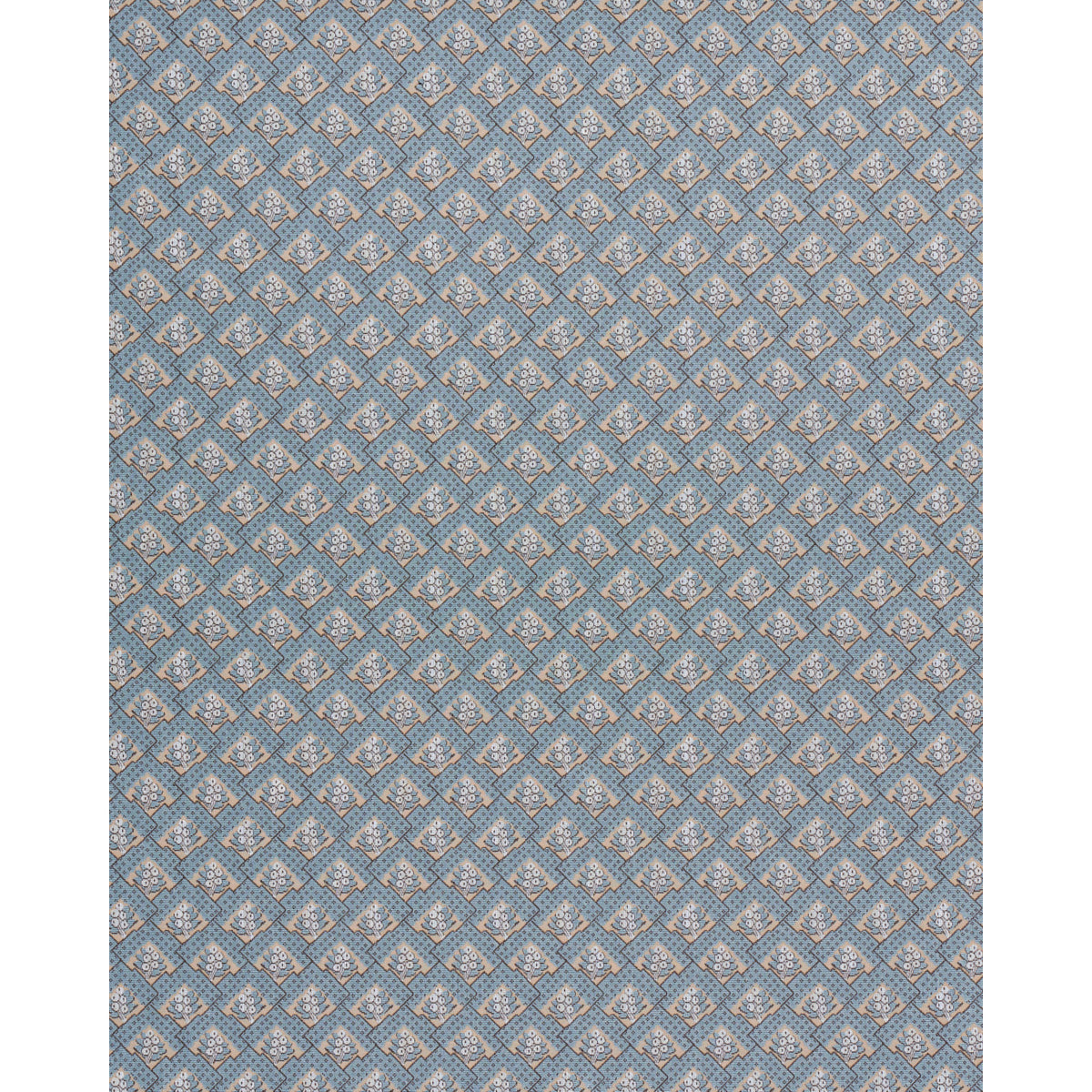 Schumacher Blair Silk Epingle Worcester Blue Fabric 81602