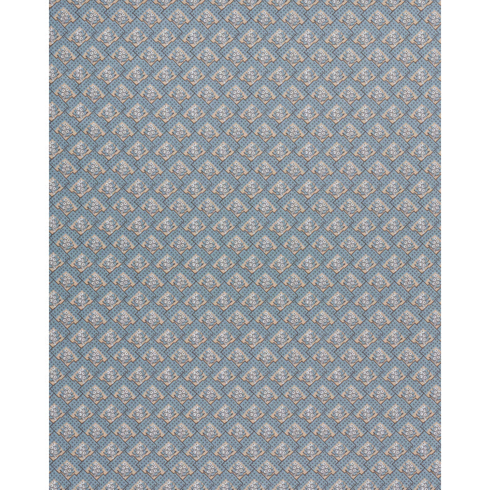 Schumacher Blair Silk Epingle Worcester Blue Fabric 81602