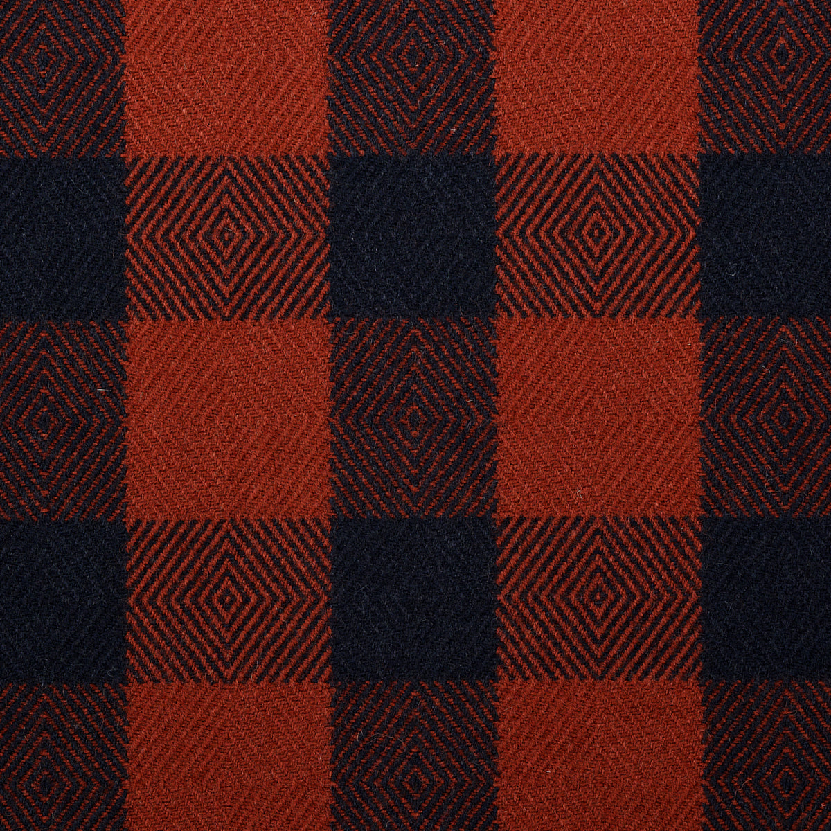 Schumacher Galt Wool Check Americana Fabric 81610