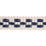 Schumacher Crawford Check Tape Narrow Indigo Trim 81620