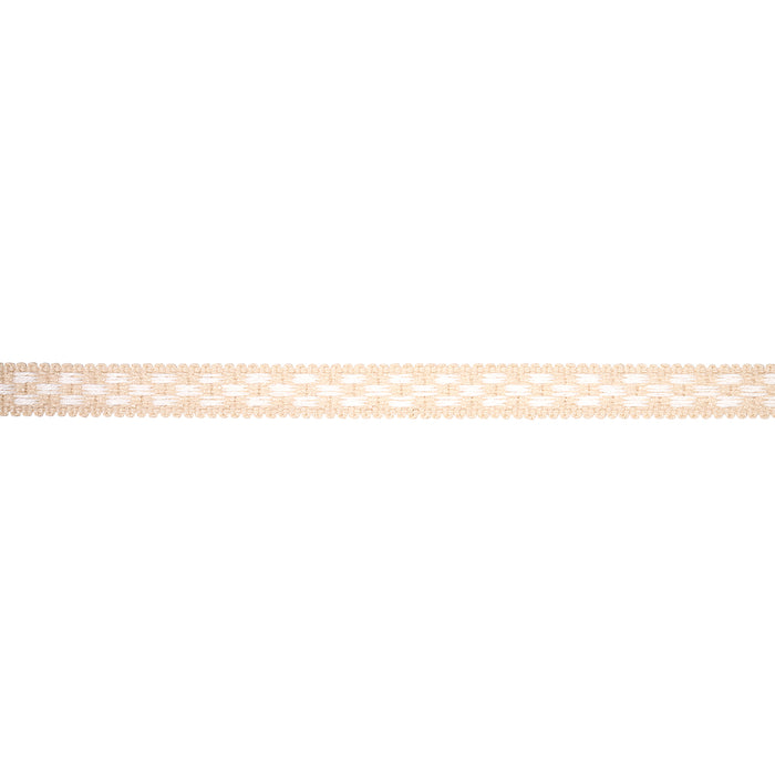 Schumacher Crawford Check Tape Narrow Coffee Trim 81622