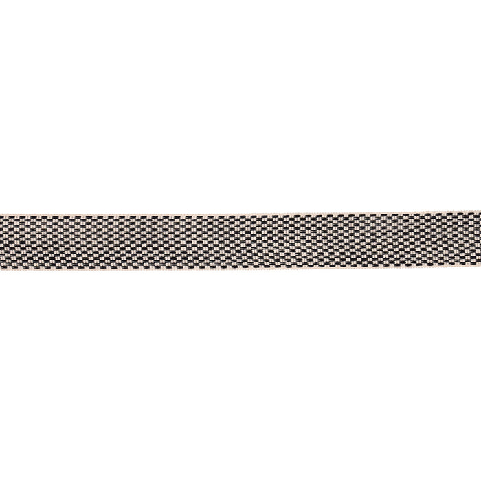 Schumacher Crawford Check Tape Wide Basalt Trim 81643