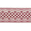 Schumacher Davison Scalloped Tape Crimson Trim 81651