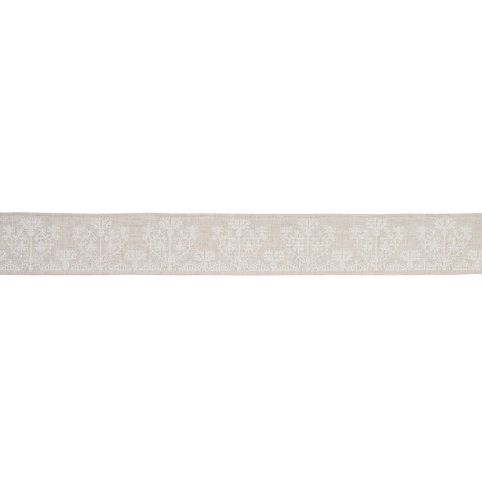 Schumacher Custis Embroidered Tape Shell Trim 81662