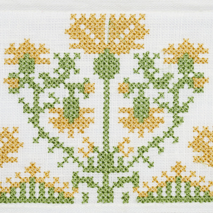 Schumacher Custis Embroidered Tape Marigold Trim 81663