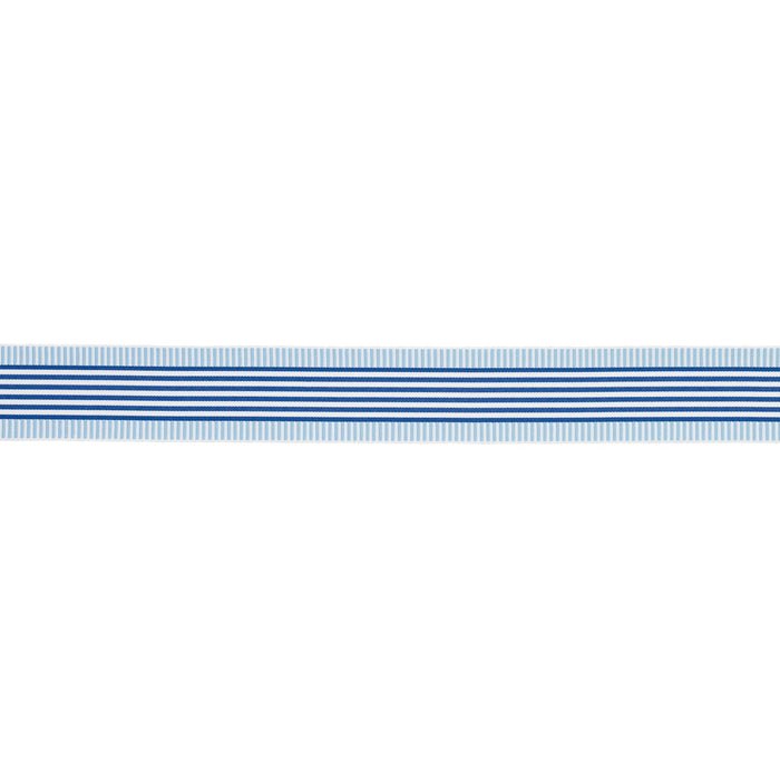 Schumacher Keket Stripe Tape Blues Trim 81690