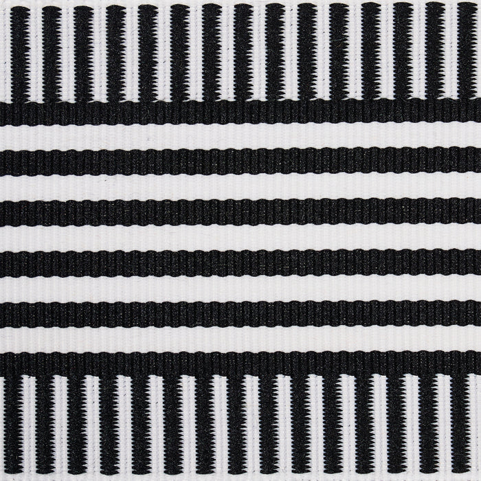 Schumacher Keket Stripe Tape Black Trim 81692