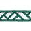 Schumacher Bamboo Trellis Tape Green Trim 81741