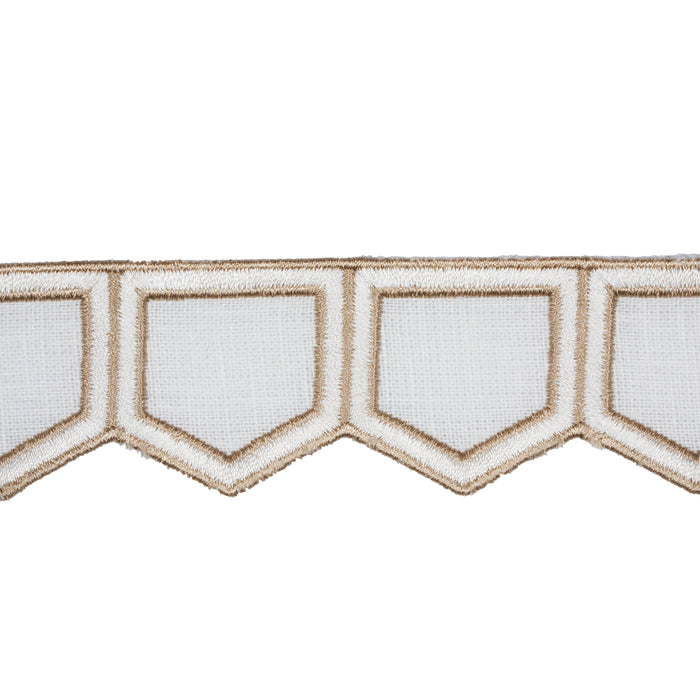 Schumacher Honeycomb Trim Ivory Trim 81750