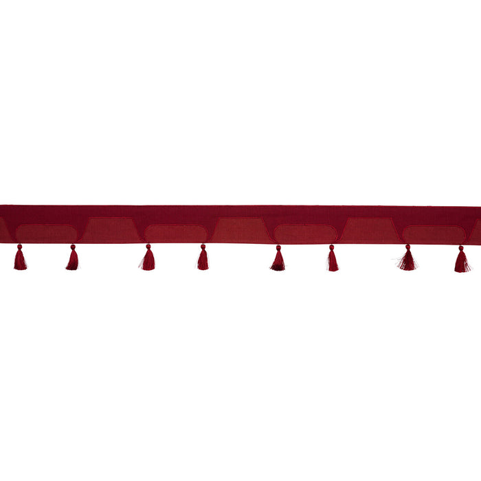 Schumacher Pagoda Trim Red Trim Sample 81762