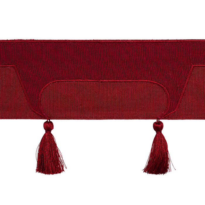 Schumacher Pagoda Trim Red Trim Sample 81762