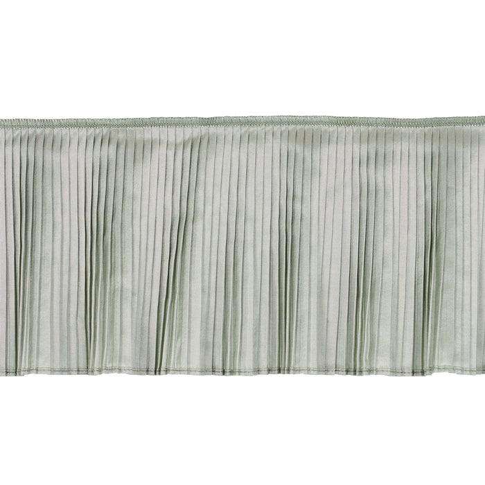 Schumacher Botticelli Silk Ruffle Trim Mineral Trim 81791