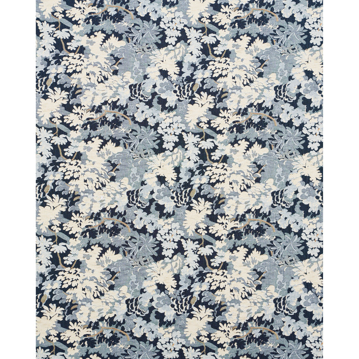 Schumacher Verdure Tapestry Blue Fabric 81851