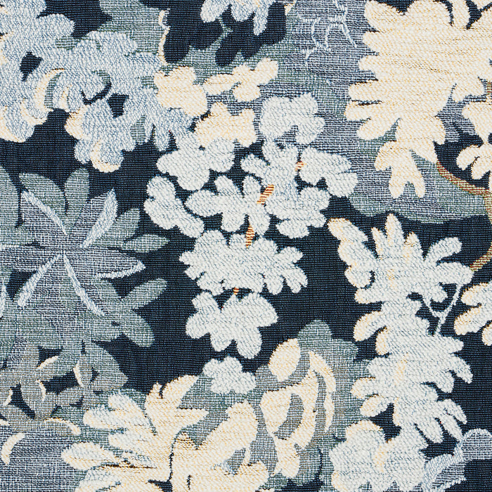 Schumacher Verdure Tapestry Blue Fabric Sample 81851