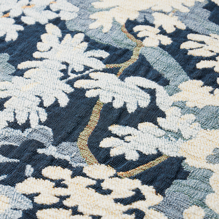 Schumacher Verdure Tapestry Blue Fabric Sample 81851