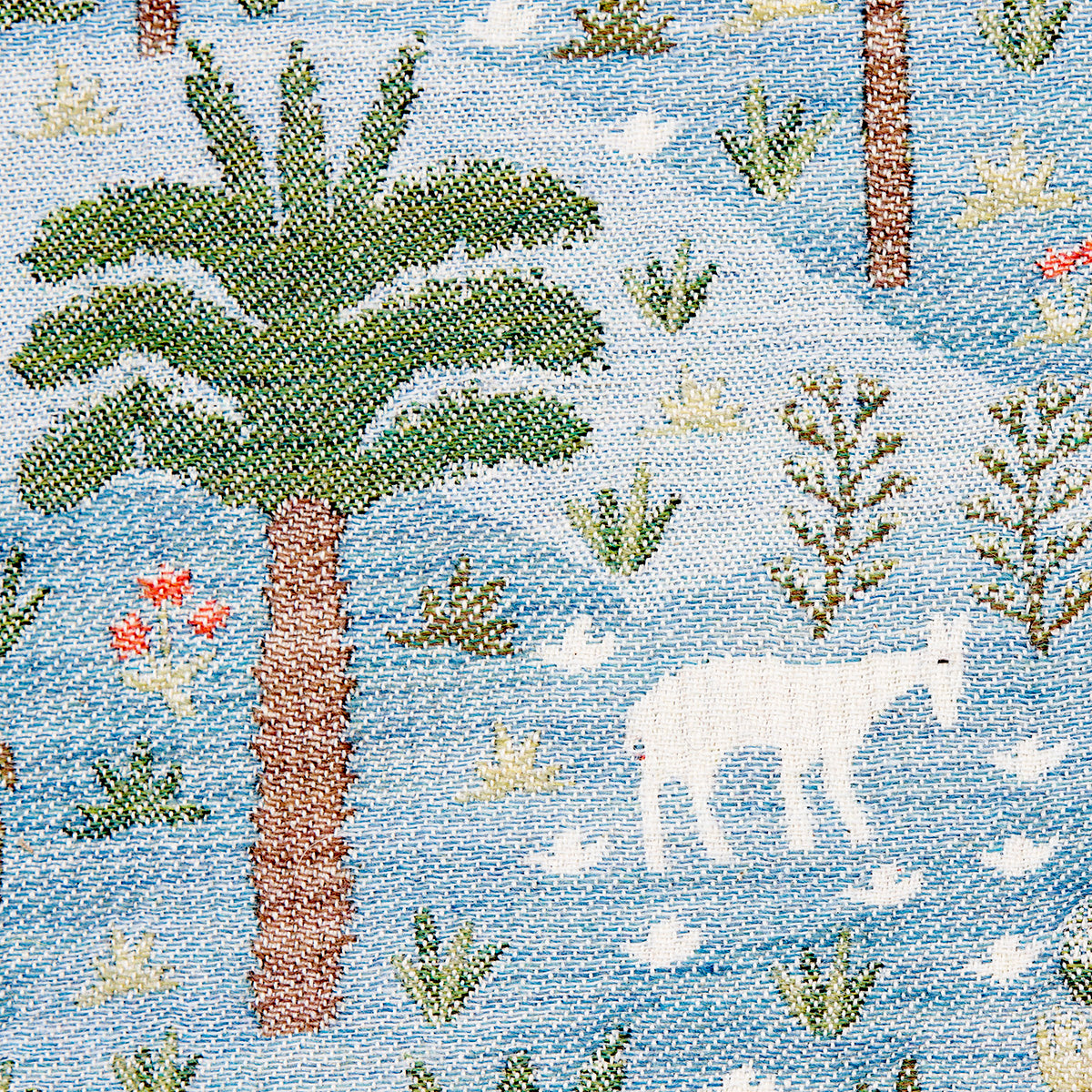 Schumacher Las Colinas Scenic Tapestry Blue Fabric 81961