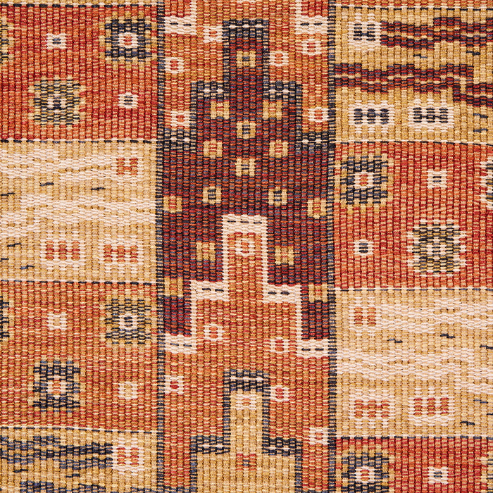 Schumacher Fairuza Flatweave Spice Fabric Sample 81990