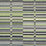 Schumacher Tierra Stripe Green & Blue Fabric Sample 82011