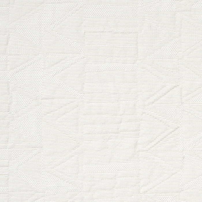 Schumacher Bizantino Quilted Weave Ivory Fabric Sample 82021