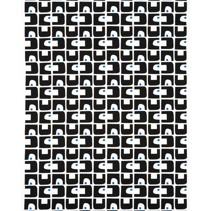 Schumacher Den Applique Carbon Fabric Sample 82032