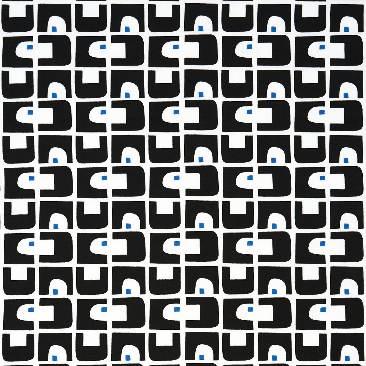 Schumacher Den Applique Carbon Fabric 82032