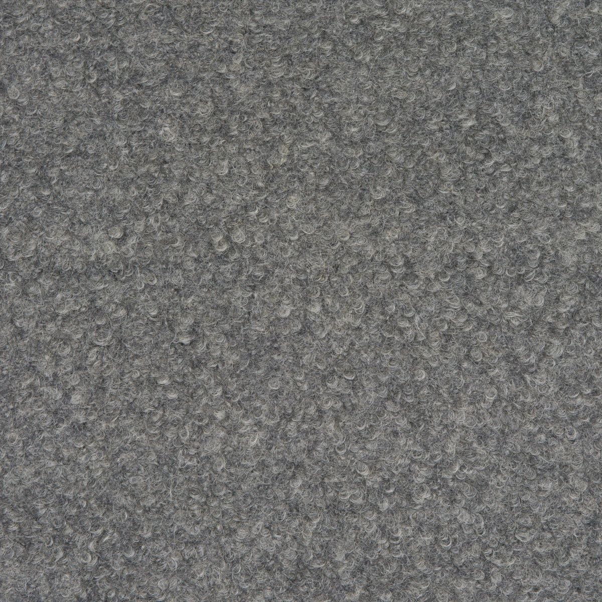 Schumacher Teddy Wool Boucle Grey Fabric 82061