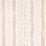 Schumacher Mirza Ikat Stripe Blush On Natural Fabric 82111